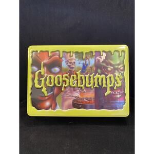 GOOSEBUMPS 25th Anniversary Tin Box Set 5 Books NOT SEALED Green Variant